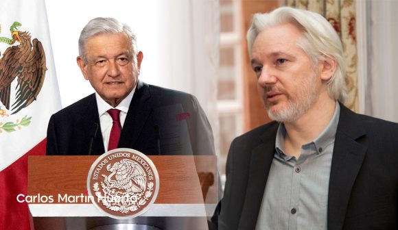 El presidente López Obrador pidió a Donald Trump exoneración de Julian Assange