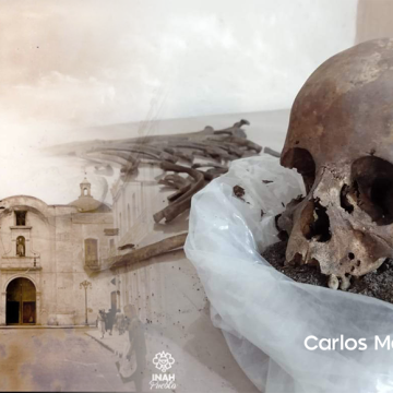 Encuentran 9 esqueletos de mujeres embarazadas en antiguo hospital San Roque en Puebla