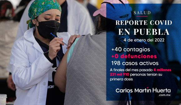 Con al menos una dosis contra la COVID- 19, el 95.5% de la población