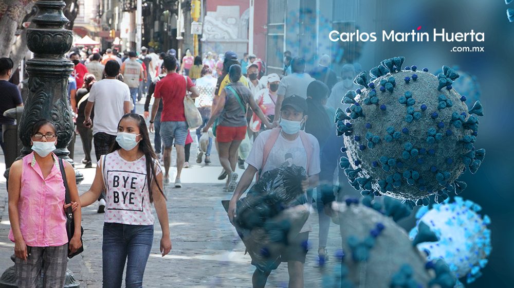Aumenta 58% índice de positividad por COVID-19 en Puebla: Salud