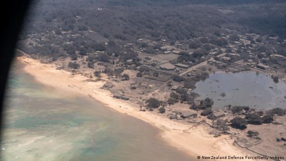 (FOTOS) Primeras imágenes de la devastación en Tonga; así luce tras la erupción y el tsunami
