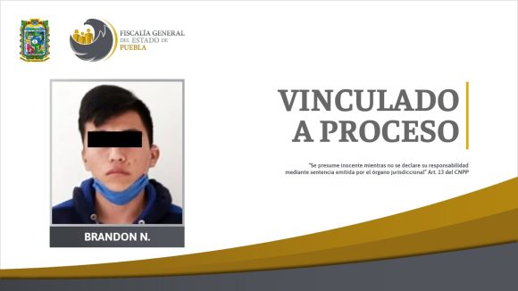 Por violación equiparada de un menor de edad, está vinculado a proceso Brandon de Texmelucan