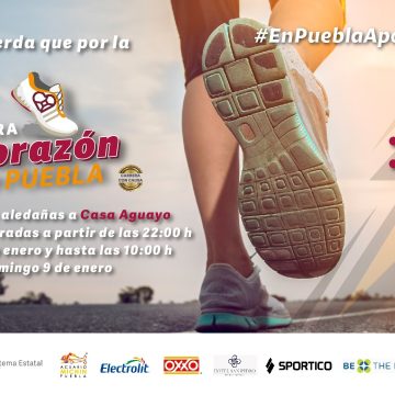 Conoce los cierres viales para este domingo de la carrera “De corazón por Puebla”