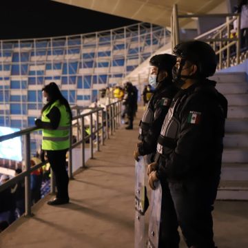 Reportó SSC saldo blanco tras encuentro deportivo en el estadio Cuauhtémoc