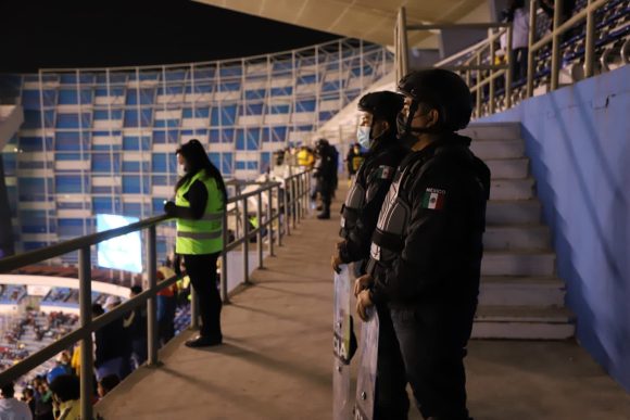 Reportó SSC saldo blanco tras encuentro deportivo en el estadio Cuauhtémoc