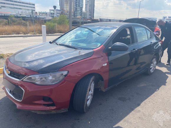 A través de las cámaras lectoras de placas, SSP recupera un vehículo con reporte de robo