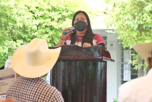 Entrega SDR apoyos para el campo en la Mixteca poblana