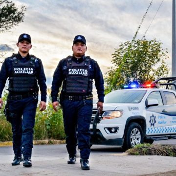 Presenta Policía Auxiliar oferta de servicios para 2022