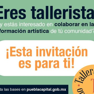 IMACP invita a talleristas a colaborar en la formación artística de la ciudadanía