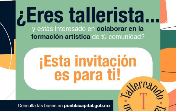 IMACP invita a talleristas a colaborar en la formación artística de la ciudadanía