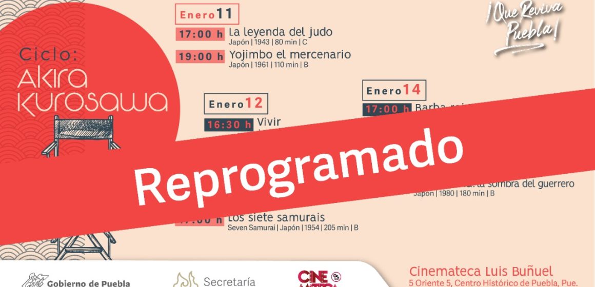 Posponen Ciclo de Cine en Cinemateca Luis Buñuel por cuarta ola de contagios