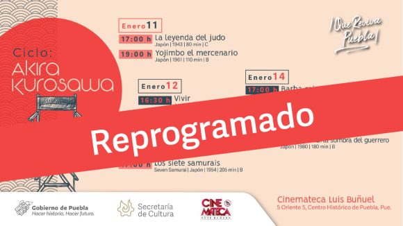 Posponen Ciclo de Cine en Cinemateca Luis Buñuel por cuarta ola de contagios