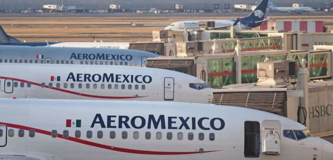 Se contagian 140 sobrecargos de Aeroméxico; cancelan vuelos en última hora