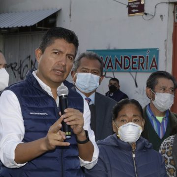 Supervisa Eduardo Rivera rehabilitación del Blvd Puebla