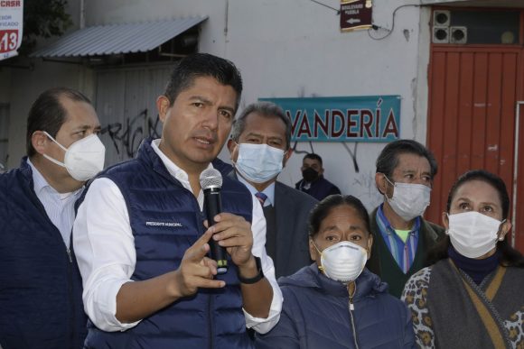 Supervisa Eduardo Rivera rehabilitación del Blvd Puebla