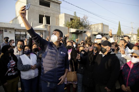 Supervisa Eduardo Rivera obras de pavimentación