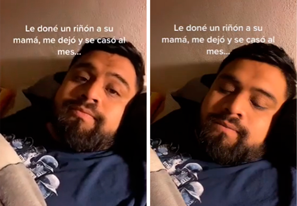 Dona riñón a mamá de su novia, ella lo deja y se casa al mes con otro