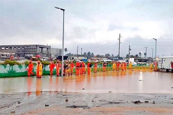 dos bocas 1- Se inunda refinería Dos Bocas