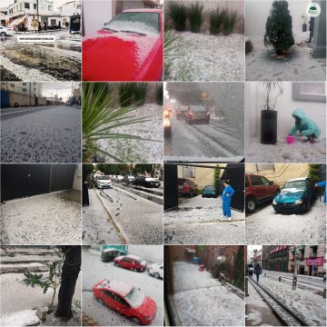 Puebla-York se cubrió de hielo en casas, techos, coches y bulevares