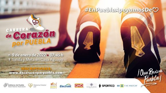 Realizará Patronato del SEDIF carrera con causa “De Corazón por Puebla”