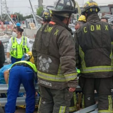 Colapsa estructura metálica en Iztapalapa; se reporta un lesionado