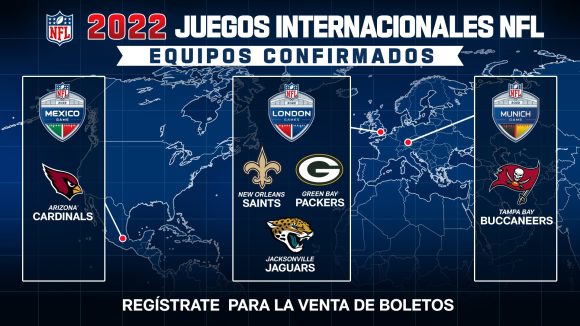 Los Cardenales de Arizona jugarán en México en Temporada 2022 de la NFL