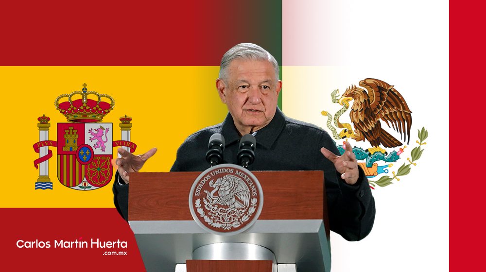 (VIDEO) “No se permite robar” en México: AMLO advierte a España