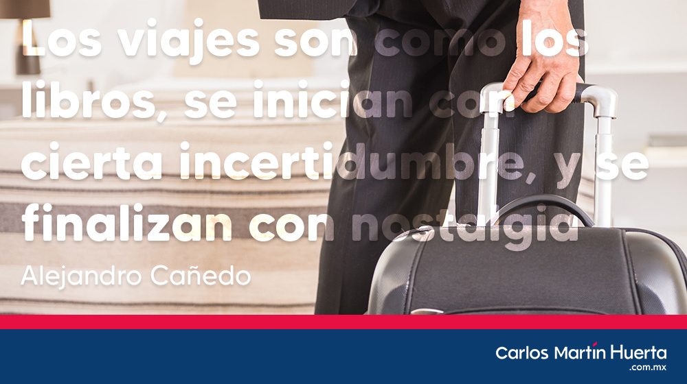 Los viajes son como los libros con Alejandro Cañedo