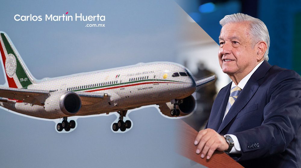 (VIDEO) Si no se vende el Avión Presidencial, pasará a empresa que administrará AIFA: AMLO