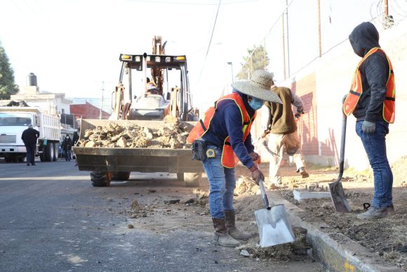 Avance del 80% registra pavimentación de la 55 Sur