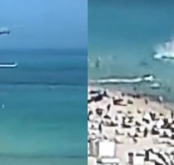 Helicóptero se desploma en Miami Beach