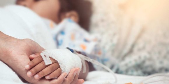 niño-enfermo-hospital En Puebla han muerto cuatro niños por covid en lo que va de febrero