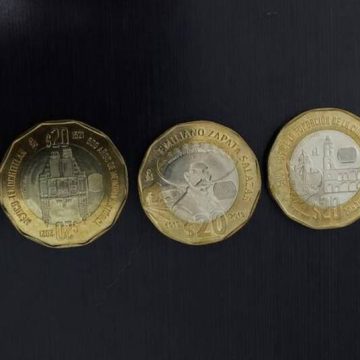 Premian monedas de 20 pesos de Banxico como las mejores del mundo