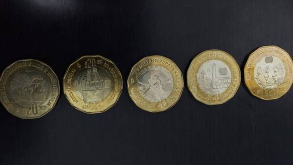 Premian monedas de 20 pesos de Banxico como las mejores del mundo
