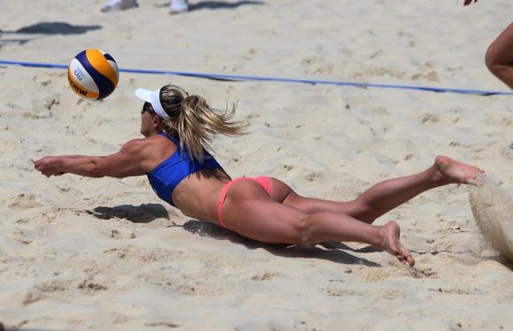 Favoritas avanzan en el Tour Mundial de Voleibol de Playa