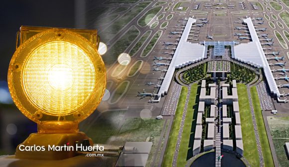 Se fractura trabe en obra de AIFA; muere un trabajador