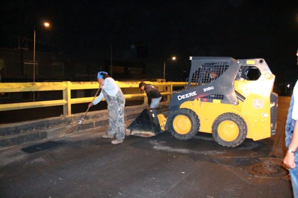 Ya quedó limpio el Distribuidor Juárez – Serdán