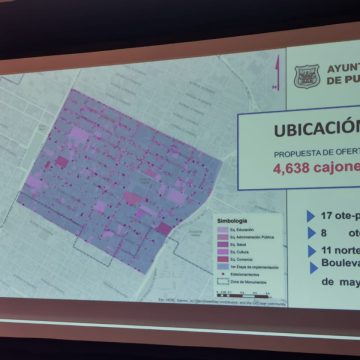 5 mdp al mes será la recaudación por parquímetros en Puebla: Rivera