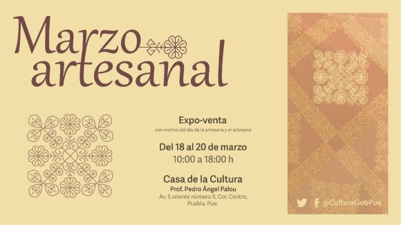 Albergará Casa de la Cultura expo-venta “Marzo Artesanal”