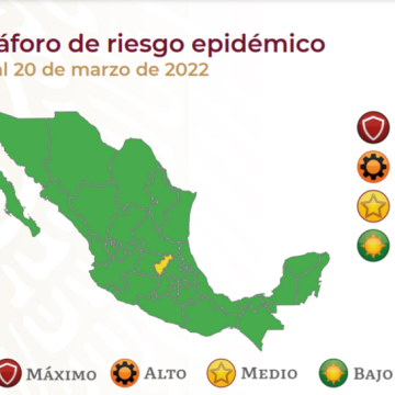 México se pinta de verde con 31 estados a partir de la próxima semana