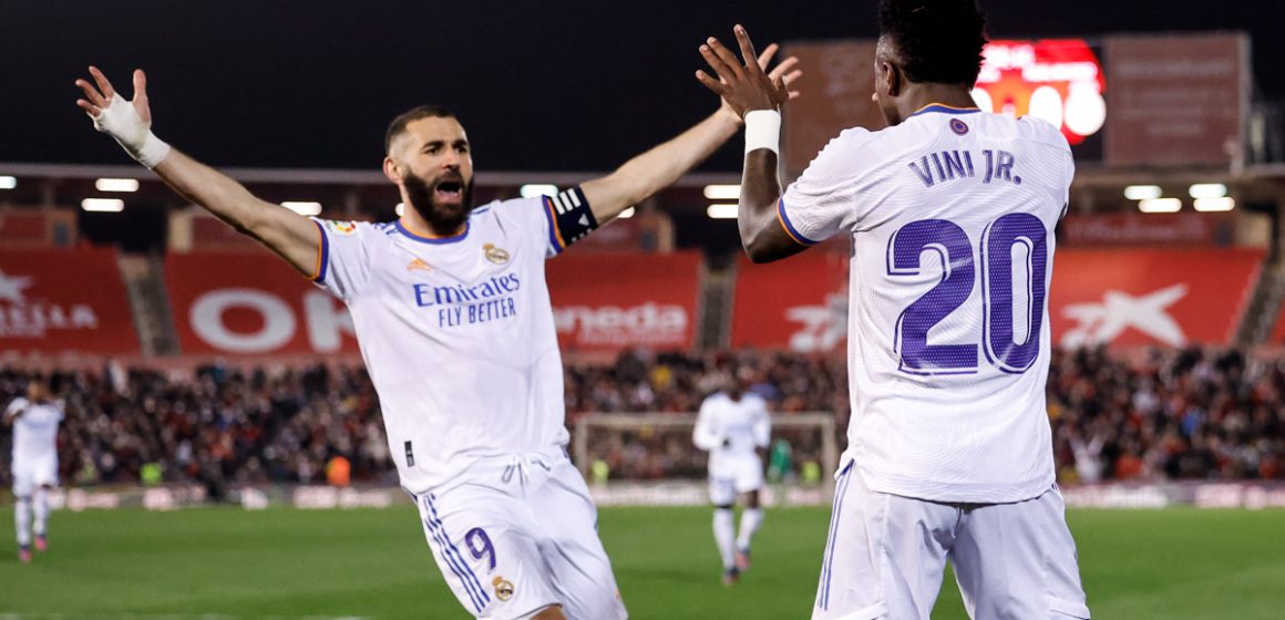 El Real Madrid venció al Mallorca con doblete de Benzema