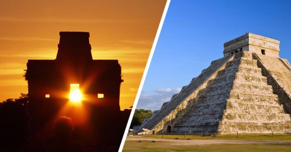 (VIDEO) Así fue el descenso de Kukulcán en la pirámide de Chichén Itzá