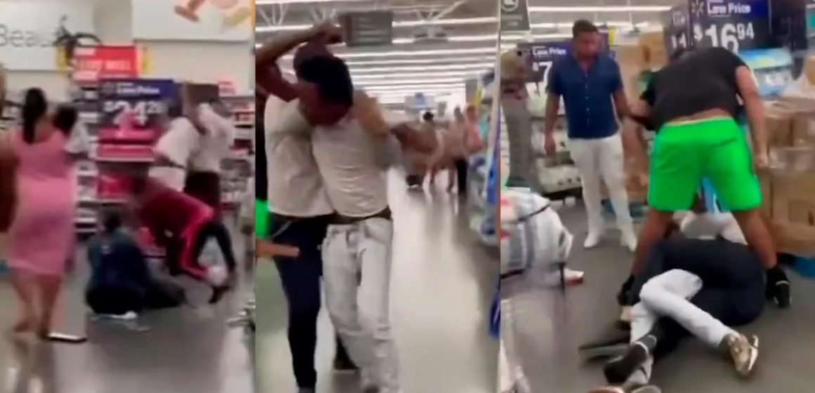 (VIDEO) Hombre intenta violar a mujer en supermercado en Miami; clientes lo detienen