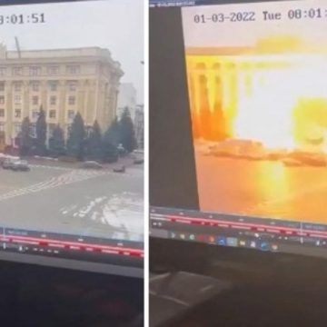 (VIDEOS) Bombardeo ruso en Járkov deja al menos 10 muertos