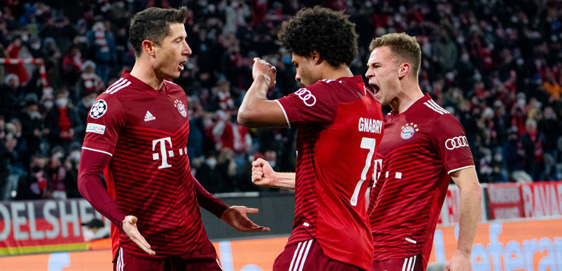 Triplete de Lewandowski y el Bayern Munich a los Cuartos de la Champions