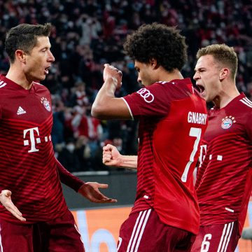 Triplete de Lewandowski y el Bayern Munich a los Cuartos de la Champions