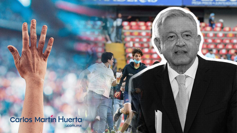 López Obrador plantea consulta a FMF y Liga MX por violencia en los estadios