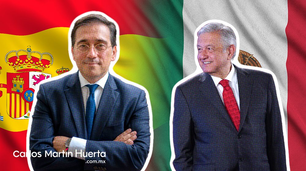 Canciller español es bienvenido a México, pero continuará la “pausa” con España