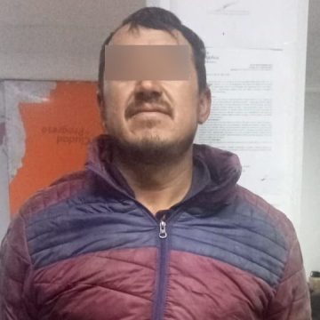 Un presunto talador fue detenido en Ahuazotepec por Policía Estatal