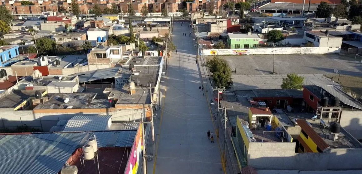 Concluyen rehabilitación de la calle 117 poniente en Granjas de Mayorazgo
